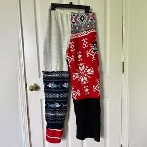 RECYCLED Sweater Pants. Size: Medium. Color: Multicolored
